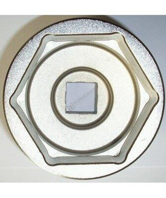 ERIKOISHYLSY 85 MM 6-KANT 3/4