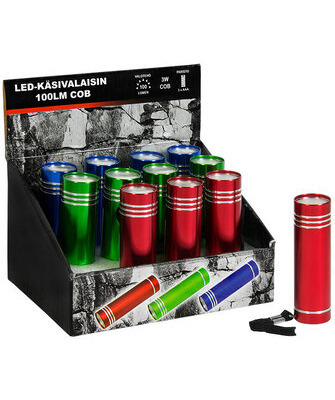 LED-KÄSIVALAISIN 100LM 3W COB