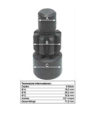 MOOTTORINPYÖRITYSTYÖKALU SCANIA