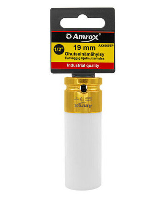 OHUTSEINÄMÄHYLSY 1/2" 19 MM