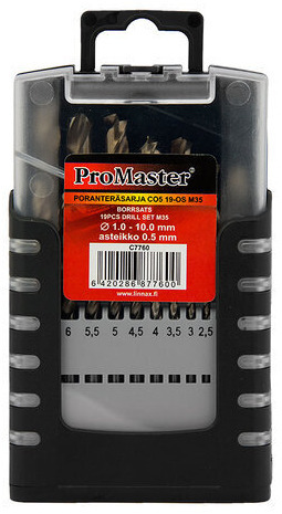 METALLIPORANTERÄSARJA CO5/M35 19-OS.